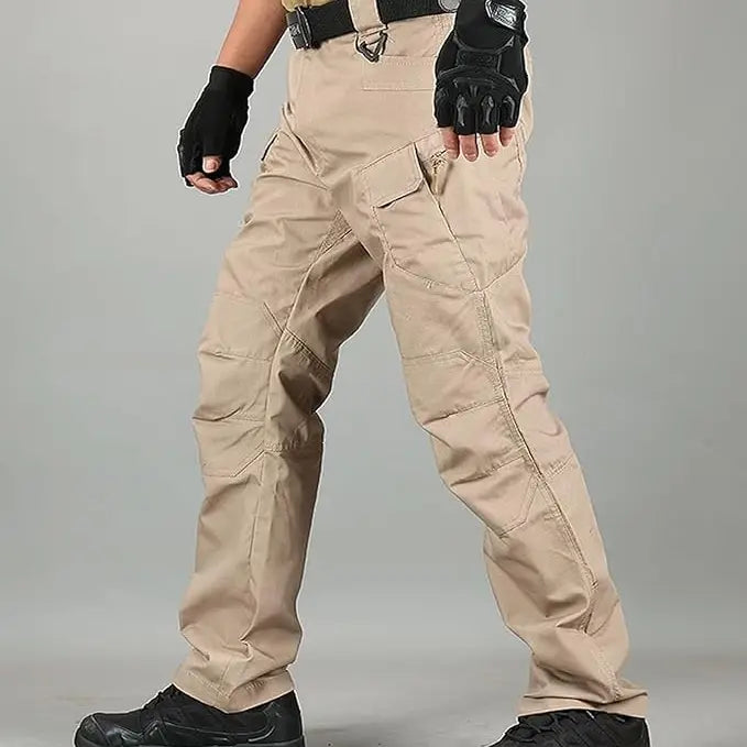 HOMUG Men's 2-Pack Lightweight Cargo Pants – Sturdy and durable, featuring large-capacity zippered pockets and straight leg openings. Available in multiple colors, they are ideal for spring and summer wear.
