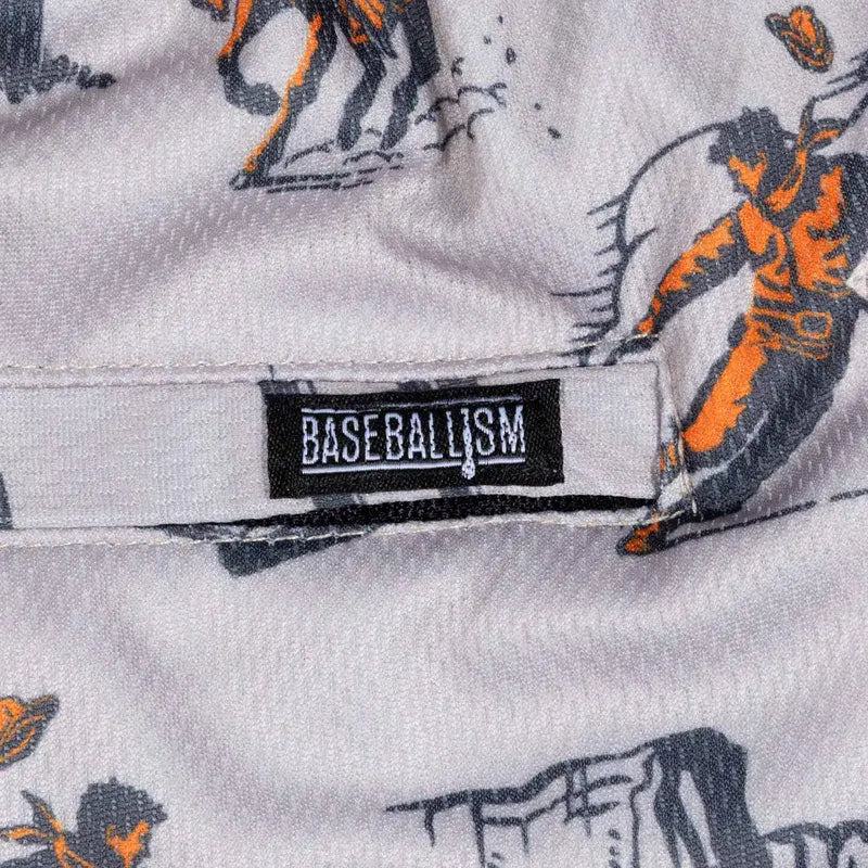Baseballism Bullpen Diamond Air Mesh Shorts (Tan) - Youth