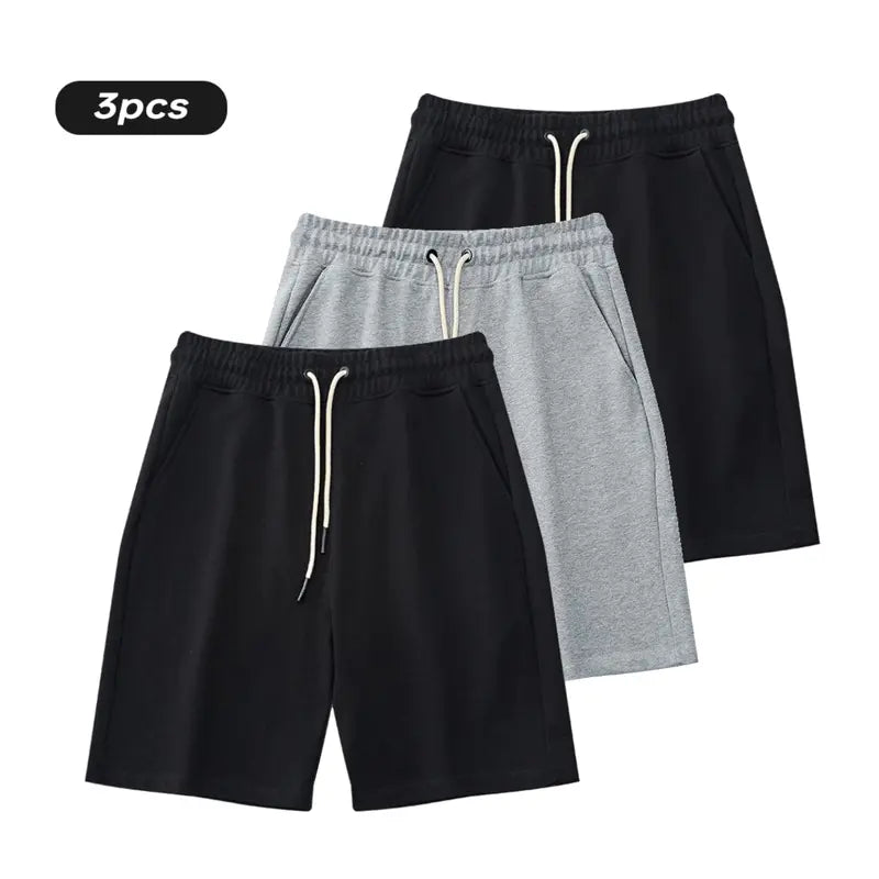 EVELLYHOOTD Baggy Shorts | M102 Baggy Sweatshorts 100% Cotton | Summervibes Streetwear Casual | Chill Fit
