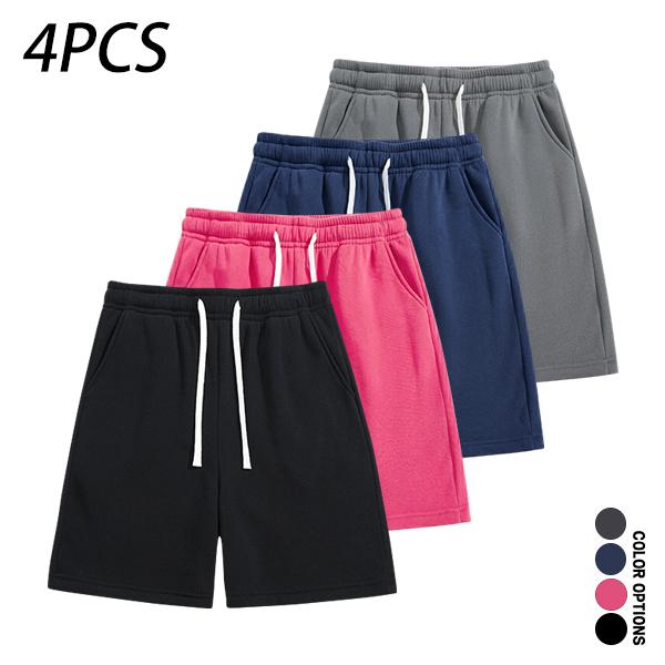 Multi-pack men’s casual shorts featuring a drawstring waist; skin-friendly, breathable, and versatile. Summer loose-fit men’s shorts for everyday wear, sports, and fitness.summervibes