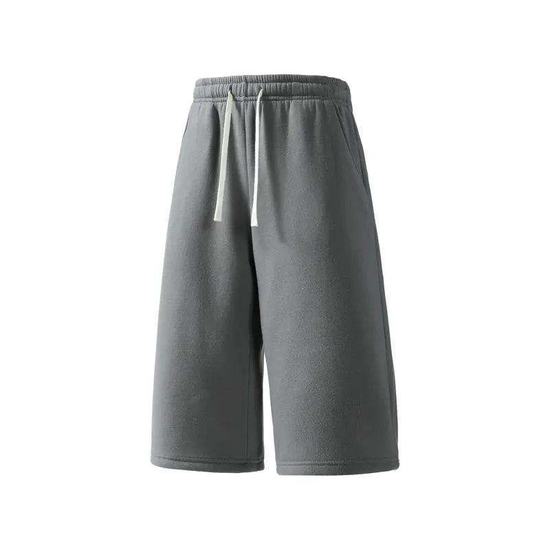 Men's 3-Pack Knee-Length Baggy Oversized Loose Drawstring Casual Long Shorts, Urban Street Fashion Menswear Bottoms