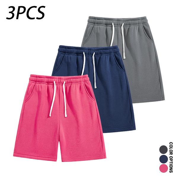 Multi-pack men’s casual shorts featuring a drawstring waist; skin-friendly, breathable, and versatile. Summer loose-fit men’s shorts for everyday wear, sports, and fitness.summervibes