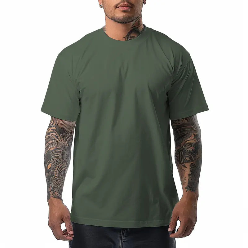 Shaka Wear Max Heavyweight T Shirt Cotton Crew Neck for Men T-Shirt  shirts tall Casual Menswear Top Classic Suit Traditional Suit Traditional xl  shaka Streetwear Crewneck