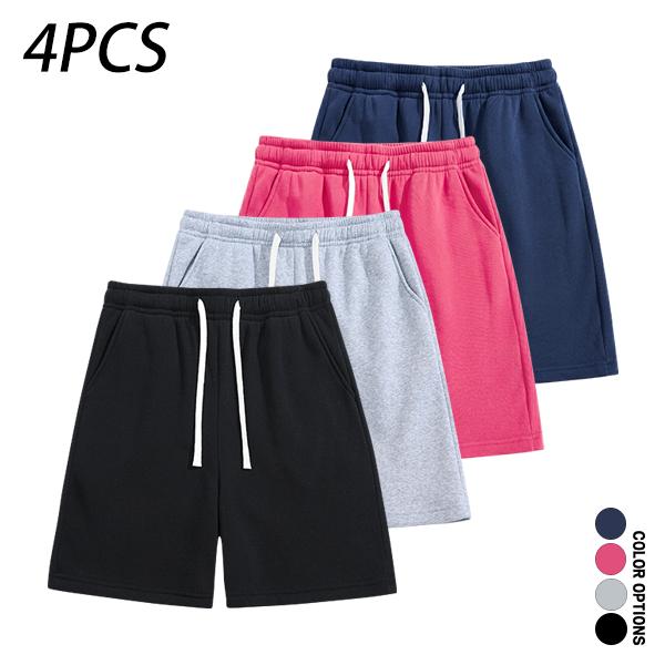 Multi-pack men’s casual shorts featuring a drawstring waist; skin-friendly, breathable, and versatile. Summer loose-fit men’s shorts for everyday wear, sports, and fitness.summervibes