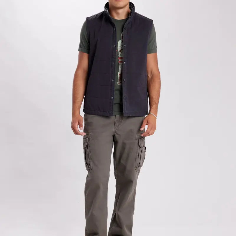 UNIONBAY Men’s Cargo Pants - Relaxed Fit Vintage Wash Cotton Twill Utility Trousers with Belt, Zip Fly Secure, Deep Pocket All-Purpose Cotton Fabric Streetwear Pants, All-Purpose Men's Pants