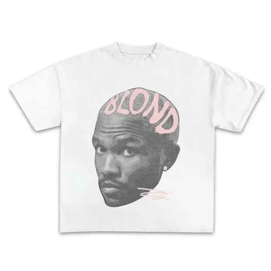 Men's Short-Sleeve Pink Graphic Crewneck T-Shirt, Y2K Aesthetic Oversized Streetwear, Retro Rap Music Inspired, Soft Cotton Unisex Casual Top, Trendy Everyday Outfit, Unique Gift for Music Lovers