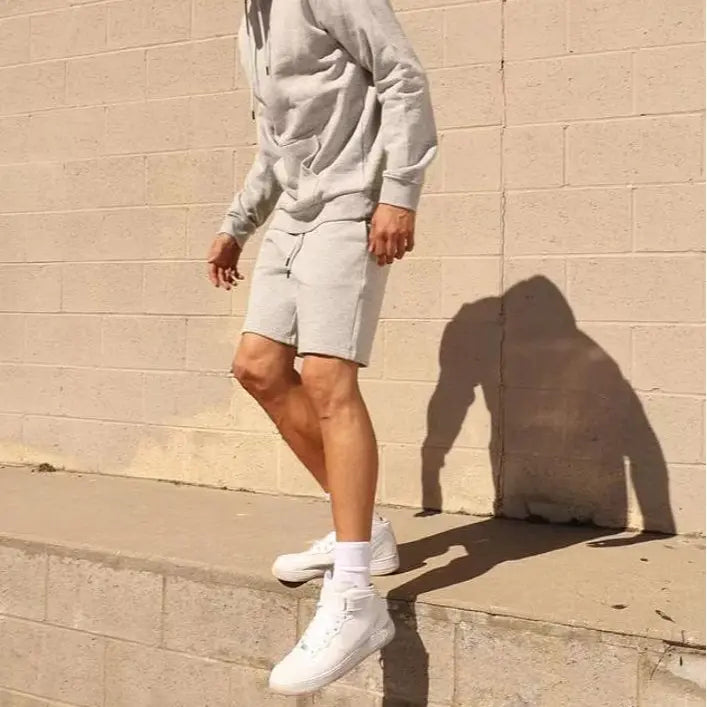 EVELLYHOOTD Baggy Shorts | M102 Baggy Sweatshorts 100% Cotton | Summervibes Streetwear Casual | Chill Fit