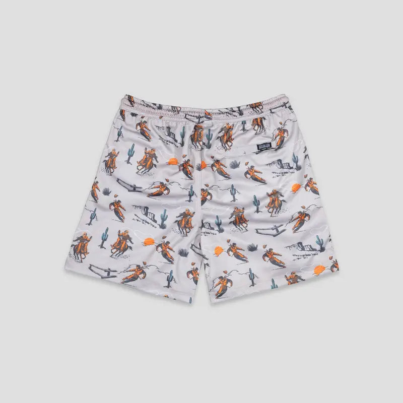 Baseballism Bullpen Diamond Air Mesh Shorts (Tan) - Youth