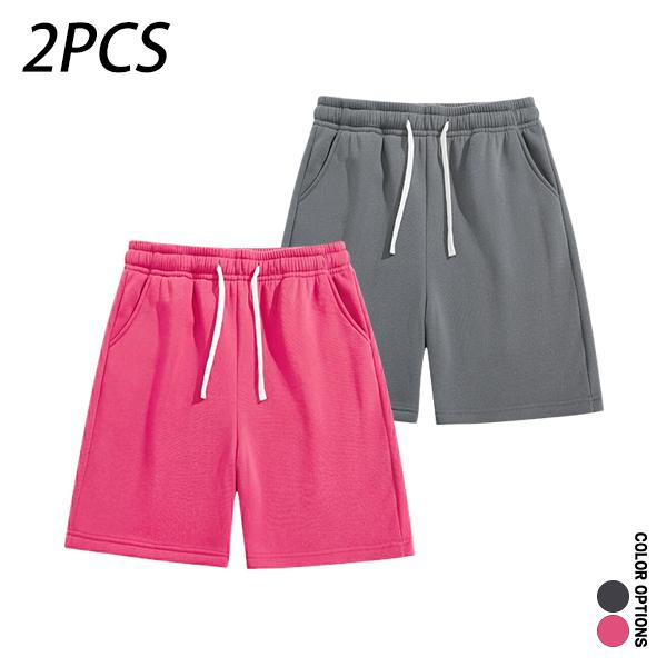 Pack of 4 men’s summer casual shorts featuring a drawstring elastic waistband, skin-friendly and breathable fabric, and a loose fit for everyday wear, leisure activities, sports, and fitness.summervibes