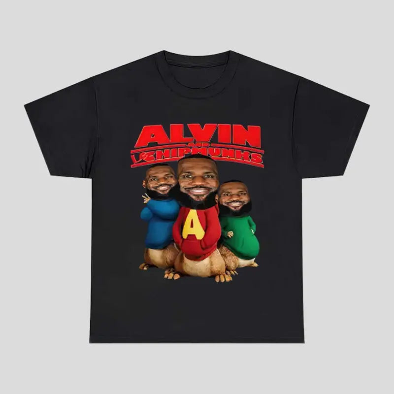 Lebron James Alvin And Chipmunks Shirt graphic tee