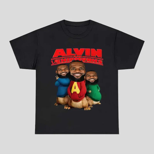 Lebron James Alvin And Chipmunks Shirt graphic tee