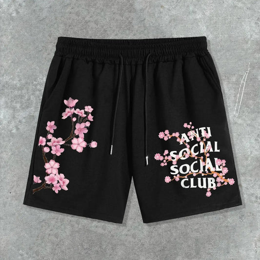 Men's Floral, Letter & Geometric Print Shorts, Regular Fit Casual Fashion Graphic Shorts for Summer, Menswear Men's Bottoms for Daily Wear, Summer Streetwear Shorts, Trendy Shorts, Street Style Shorts