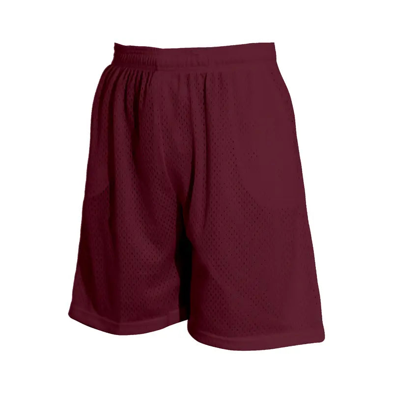 HILL Men's Active Mesh Shorts Basketball Shorts with Drawstrings 2 Pockets Lightweight Plain Casual Gym Shorts Hip Hop Harem Multi Colors (S to 5XL)