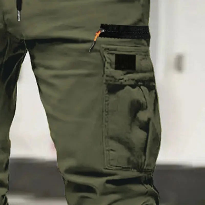 Men’s 3-Pack Polyester Cargo Pants - American Casual Straight-Leg Tapered Long Tactical Work Pants, Outdoor-Ready Fit with Zipper Pockets, All Seasons Basic Look for Commuting, Holiday Gift for Outdoor Enthusiasts