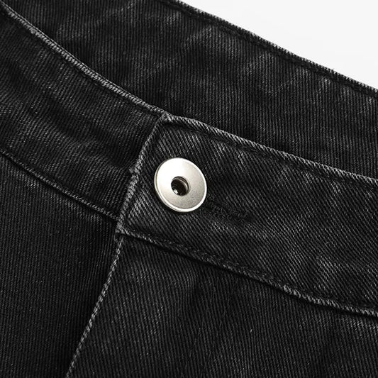 5-Pack Men’s Summer Knee-Length Denim Shorts — Trendy High-Street Street Style, Casual Loose Fit, Versatile Pants for Men