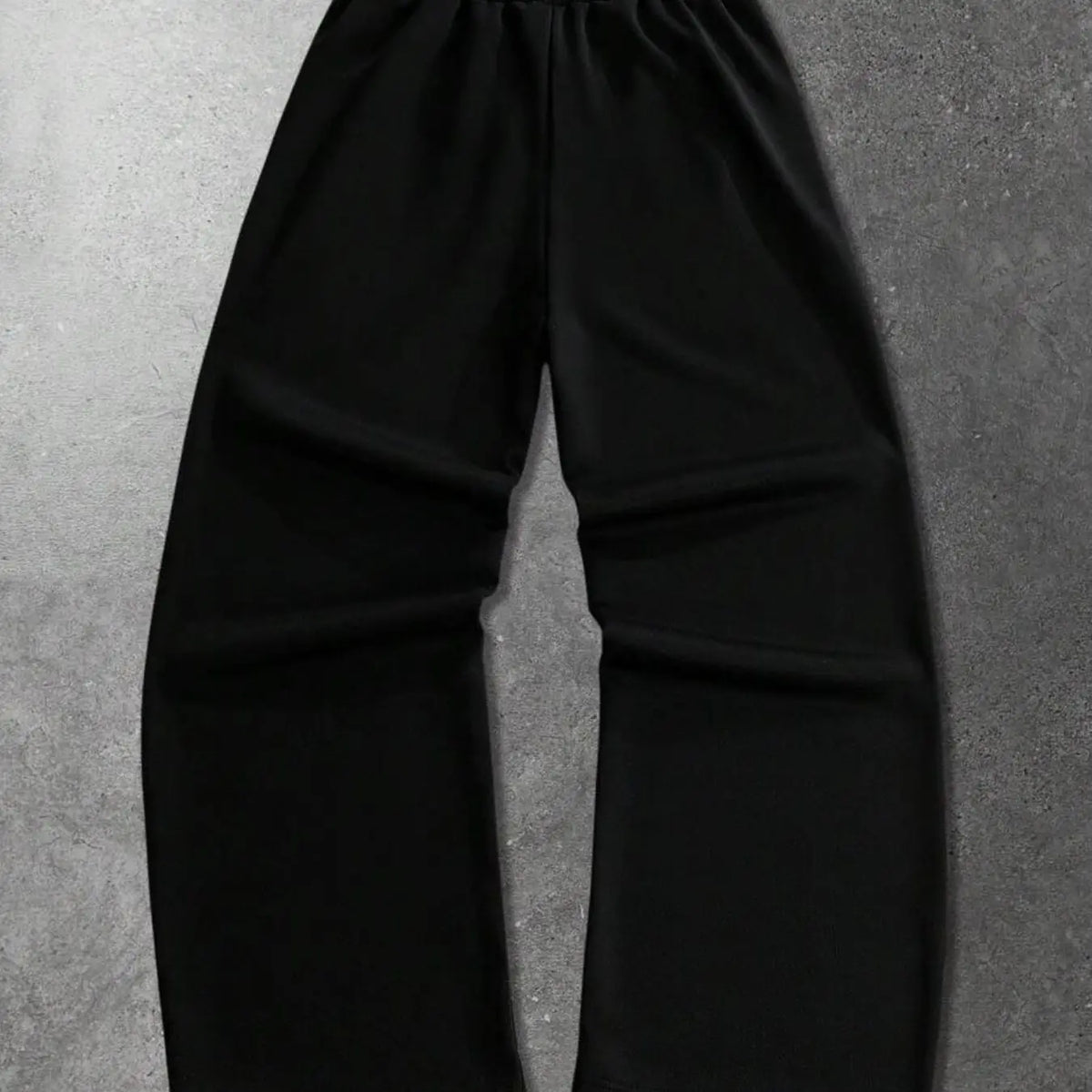 Men's Gothic Tribal Print Baggy Sweatpants - Black Wide Leg Joggers with Red Tattoo Style Graphic, Elastic Drawstring Waist Streetwear Pants Casual Comfy Drawstring for Gen Z Skatewear & Y2K Grunge Aesthetic All Seasons Trousers