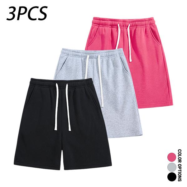 Multi-pack men’s casual shorts featuring a drawstring waist; skin-friendly, breathable, and versatile. Summer loose-fit men’s shorts for everyday wear, sports, and fitness.summervibes