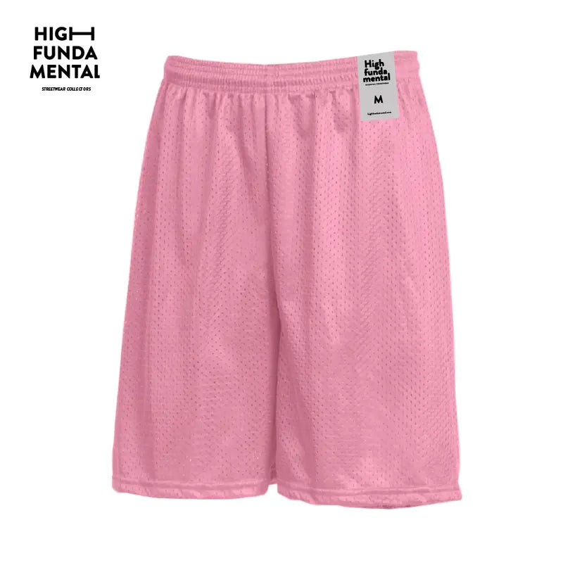 HILL Men's Active Mesh Shorts Basketball Shorts with Drawstrings 2 Pockets Lightweight Plain Casual Gym Shorts Hip Hop Harem Multi Colors (S to 5XL)