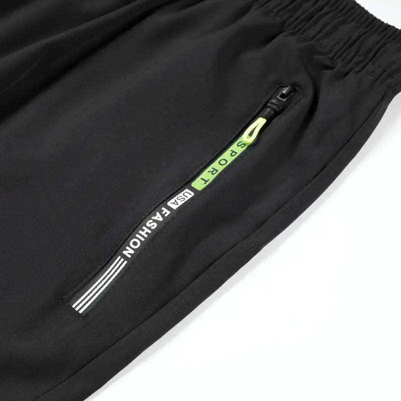 Men's Multi-Pack Cargo Work Pants - Lightweight Stretch Waist Activewear with Multiple Pockets, Comfortable Fit Casual Athletic Men's Wear, Plain Outdoor to Office Menswear