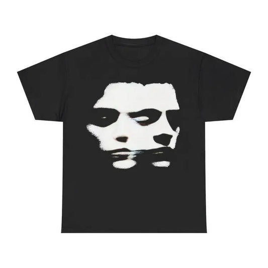 Y2K 90s 2Face Echo Hip-Hop T-Shirt - HeawyCotton Retro Rap Graphic Tee for Men Casual Menswear